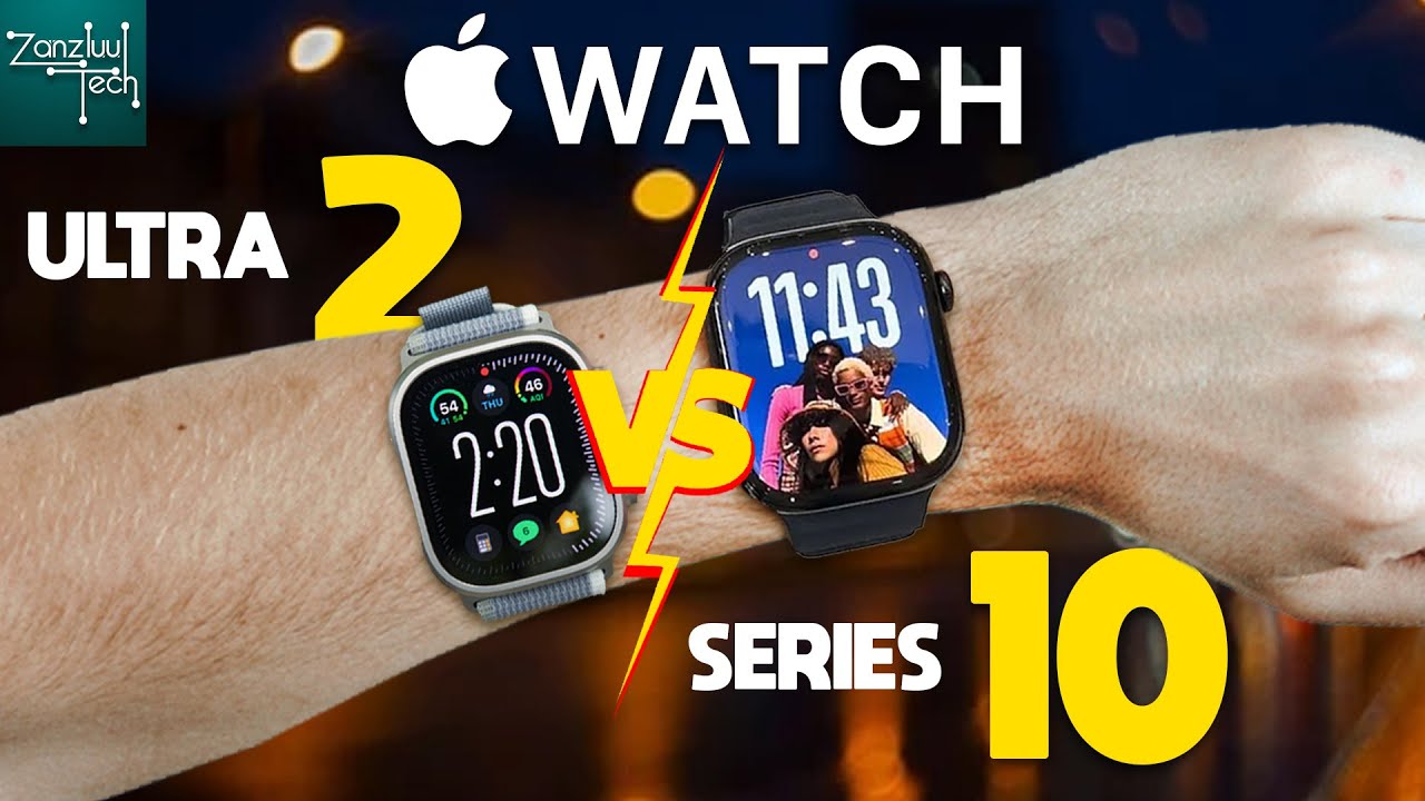 Apple Watch Series 10 VS Apple Watch Ultra 2 - YouTube