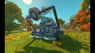 Scrap Mechanic Survival | Rock Mower Now The Tree Mower! - Showcase