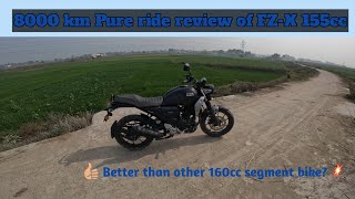Pure Ride review for Yamaha FZX 155 cc, 8000Km ridden, better than any 160cc segment bike?