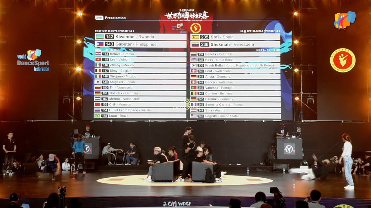 Phase 1 - WDSF World Breaking Championship | DanceSport