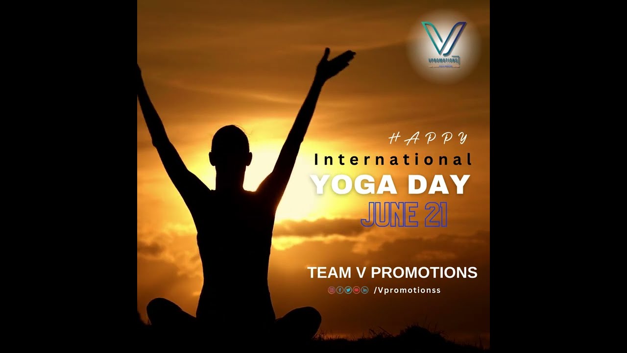 Happy International yoga day June 21st 2023