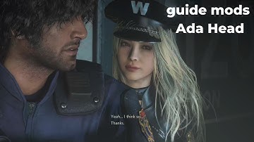 hướng dẫn mods resident evil 2 - thay đầu Claire thành Ada + mods quần áo cho Ada