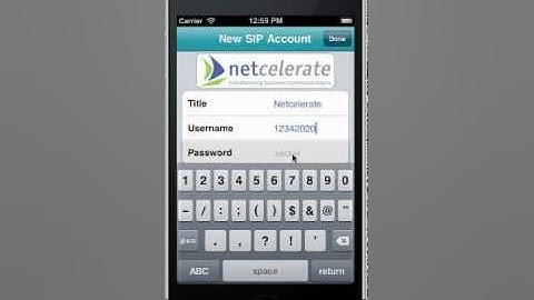Netcelerate VoIP Mobile Application Installation
