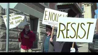 Butte residents protest outside Sheehy's office