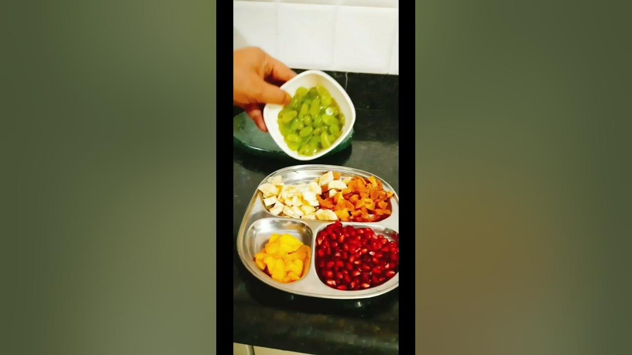 Instant fruit cream | fruit salad - YouTube