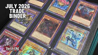 My Updated Yugioh Trade/Sale Binder for July 2026