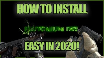 How To Install Plutonium IW5 EASY in 2020! - Call of Duty: Modern Warfare 3 Plutonium
