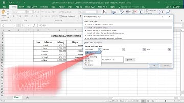 Cara Menandai Cell dengan Conditional Formatting di Excel
