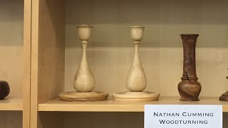 Woodturning a Matching Pair of Modern Idigbo Candlesticks In this video I turn a matching set of modern styled candlesticks from Idigbo. I usually prefer darker toned wood but I love the