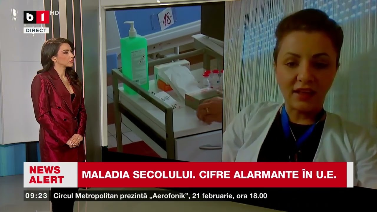 EXPLOZIE DE CANCER ÎN UE. AMELIA DRACEA, MEDIC SPECIALIST DE RADIOTERAPIE, CU DETALII_Știri B1TV