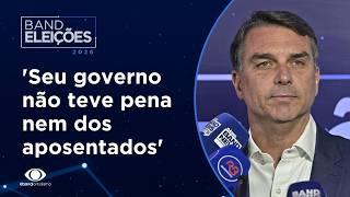 Flávio to Lula: 'Your government didn't even spare the retirees'