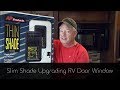 Slim Shade Upgrading RV Door Window