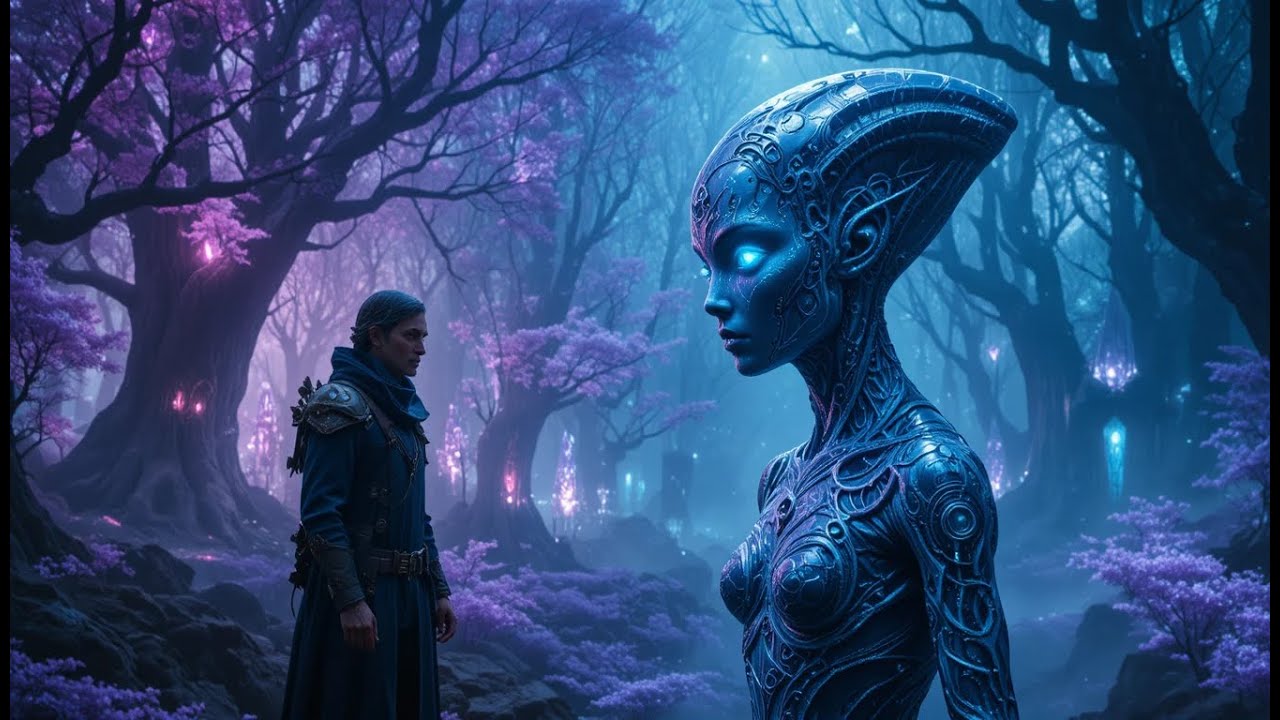Exiled by Her Father, the Alien Princess Hid in the Forest Until a ...