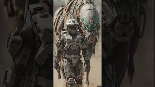A Halo game to explore a desert lost world👀.(video gen)