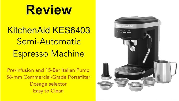 KitchenAid Semi-Automatic Espresso Machine on sale: Save $180 on this  at-home espresso maker.