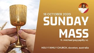 Sunday Mass | 18 OCT 10:00 AM (AEDT) | Fr. Michael Payyapilly VC | Holy Family Church, Doveton
