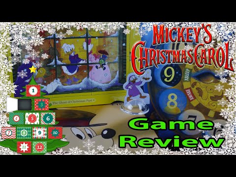 Mickey S Christmas Carol Board Game Review 12 Days Of Christmas Games