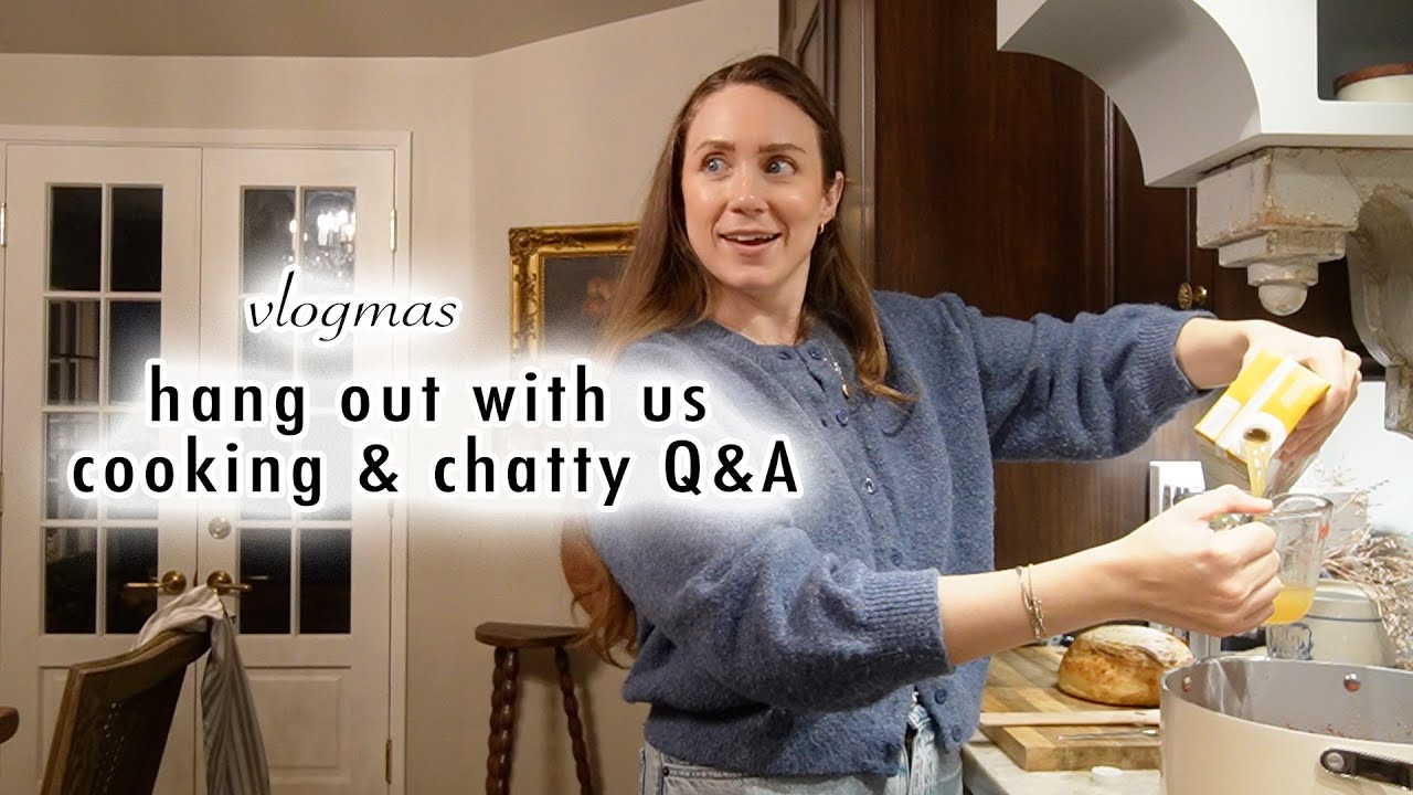 cooking & chatty hang out Q&A | VLOGMAS DAY 7 | MaCenna Lee