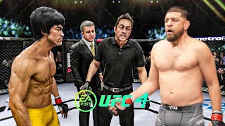 Bruce Lee vs Nick Diaz   EA Sports UFC 4   Bruce Lee Fight Club 🔥🐲 screenshot 5