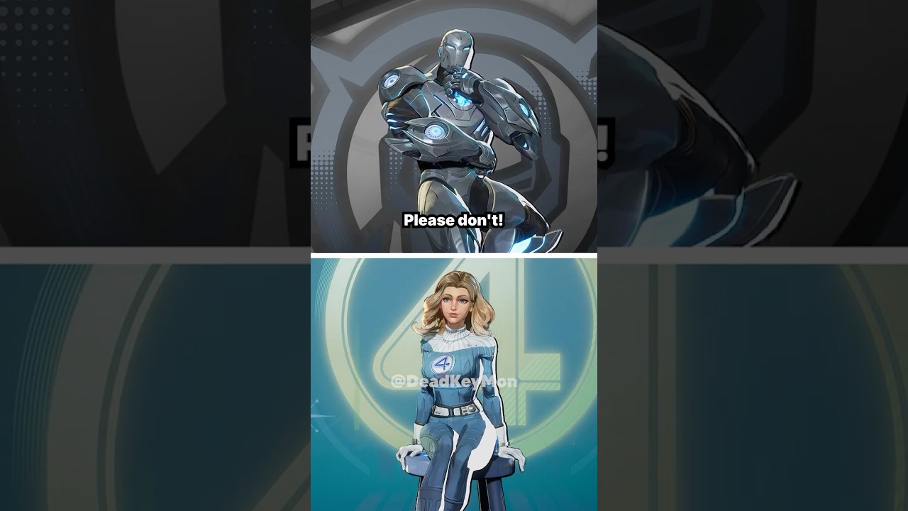 Iron Man and Invisible Woman Interactions In Marvel Rivals