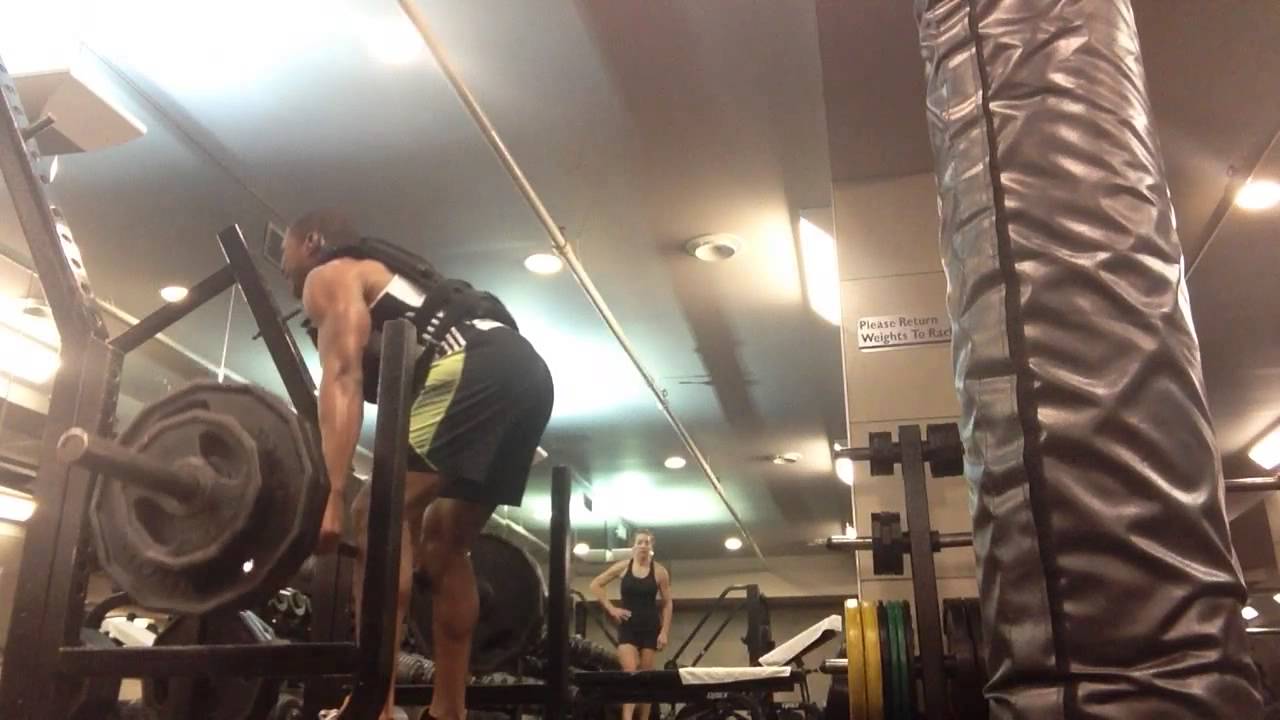 Aderito Cardoso DeadLift 275lbs with 40lbs Weighted Vest YouTube