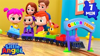color train song little angels kids cartoons songs nursery