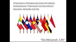 PENGARUH PERUBAHAN DAN INTERAKSI KERUANGAN TERHADAP KEHIDUPAN DI NEGARA-NEGARA ASEAN, IPS Kelas 8