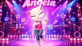 My Talking Angela Dance Superstar 🌟 Music At Moves Cheerleader ↙️