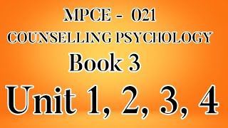 Ignou MPCE - 021 Book 3 ( all units) explained + short notes