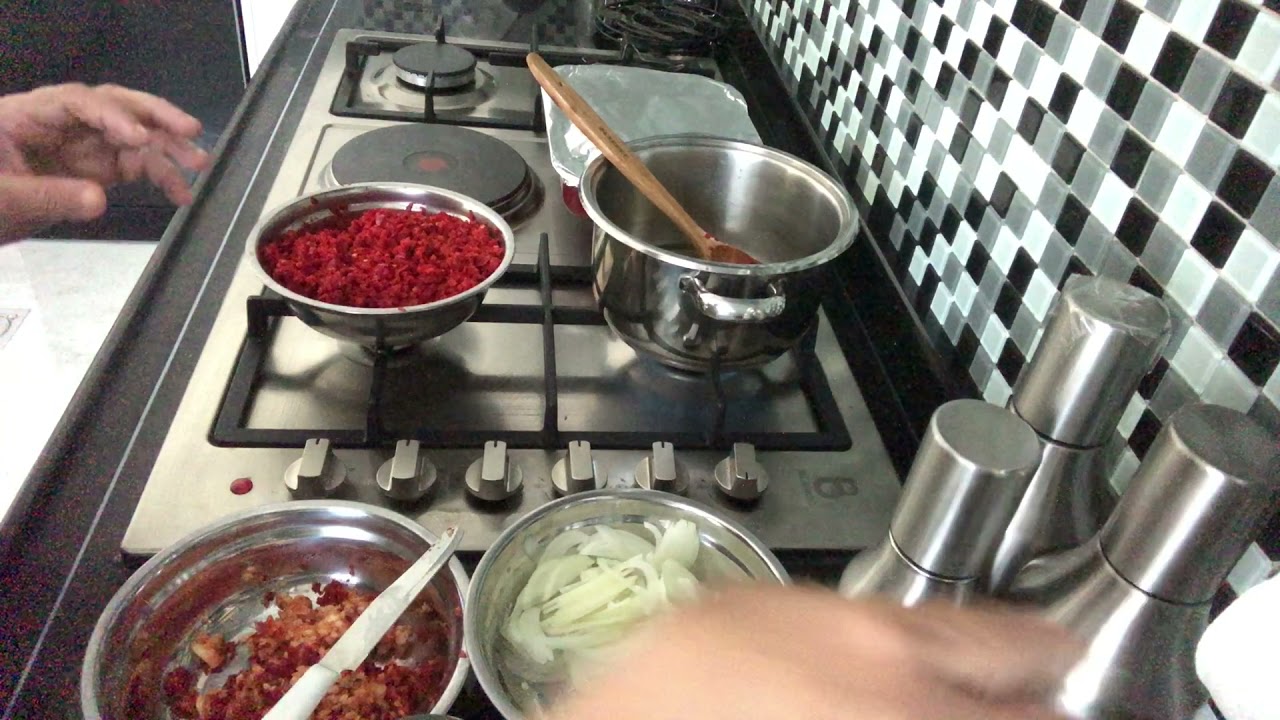 طريقة الهريسة العربيه (الفلفل الاحمر )