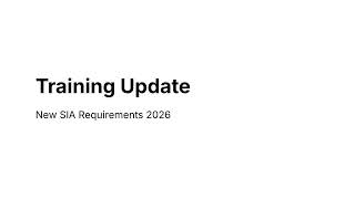 SIA Door Supervisor Refresher & First Aid – 2026 UK Guide