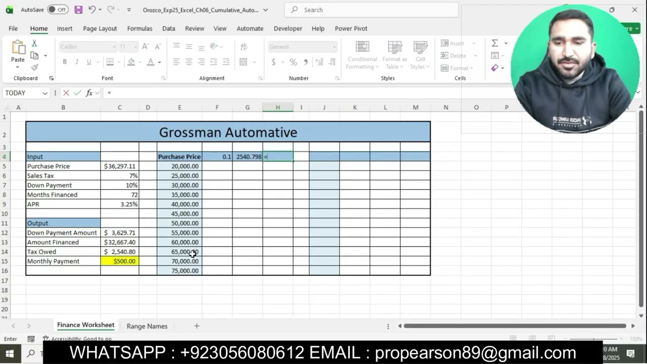 Exp25_Excel_Ch06_Cumulative_AutoSales | exp25 excel chapter 6 autosales.xlsx | Cumulative_AutoSales