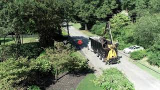 Woodland Tree Service.  East Memphis Crane Removal 092719