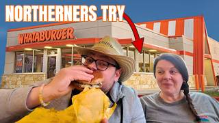 Northerners Try Whataburger! 🍔 Burger Taste Test