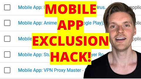❌ (1 Minute) How To EASY EXCLUDE Mobile App Placements #GoogleAds
