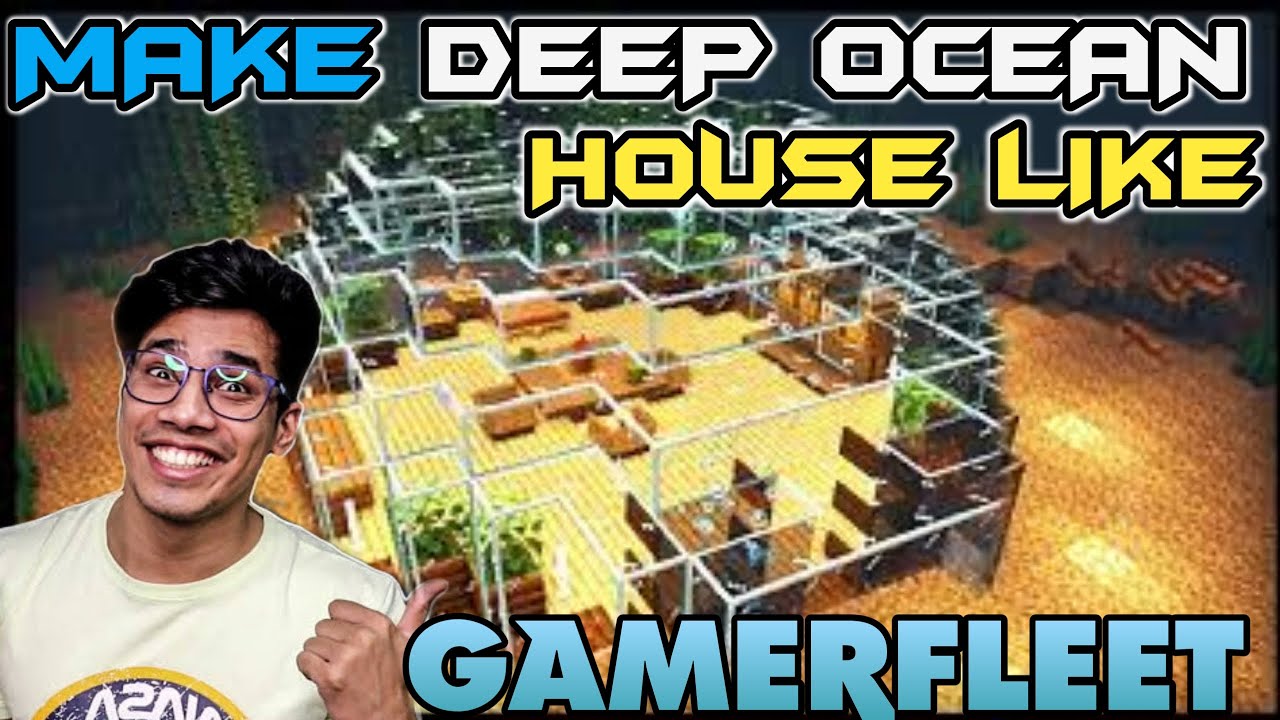 Make Deep Ocean House like Gamerfleet Of HeroBrine Smp|| How To Make ...