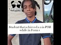 Form 1 Trinidadian student gets a 2 in POB
