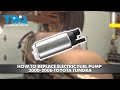 How to Replace Electric Fuel Pump 2000-2006 Toyota Tundra