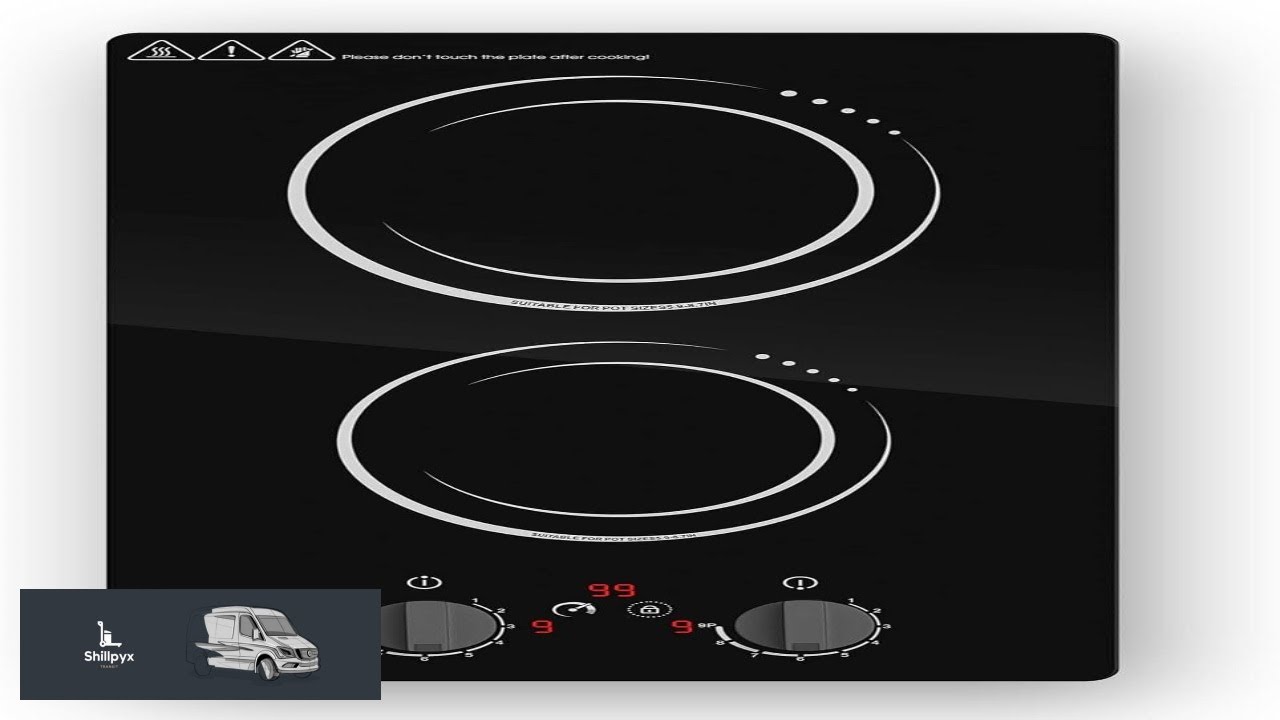 VBGK Double Induction Cooktop 110V 2300W 2 burner induction cooktop 2 burner Hot Plate