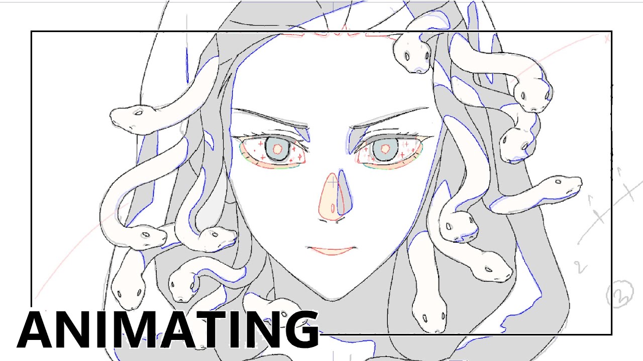 How to make anime Character Animation Sakuga, background - Clean up !! - Clip studio pain 15.01.25