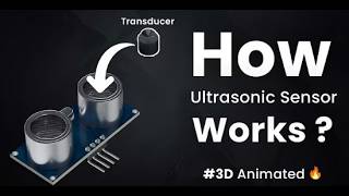 How Ultrasonic Sensor Works    3D Animated 🔥| Robo Nexis