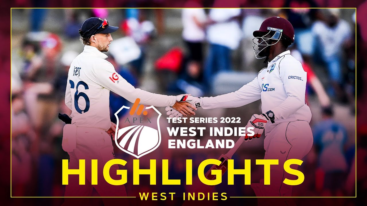 Highlights West Indies v England Rock Solid Performance From Bonner! 1st Apex Test Day 5