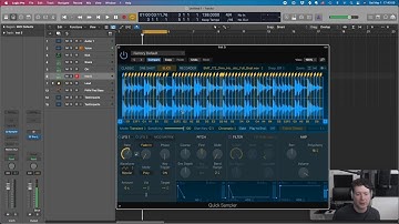 Sweet trance percussion from off-genre loops using Logic Pro X QuickSampler (tutorial)