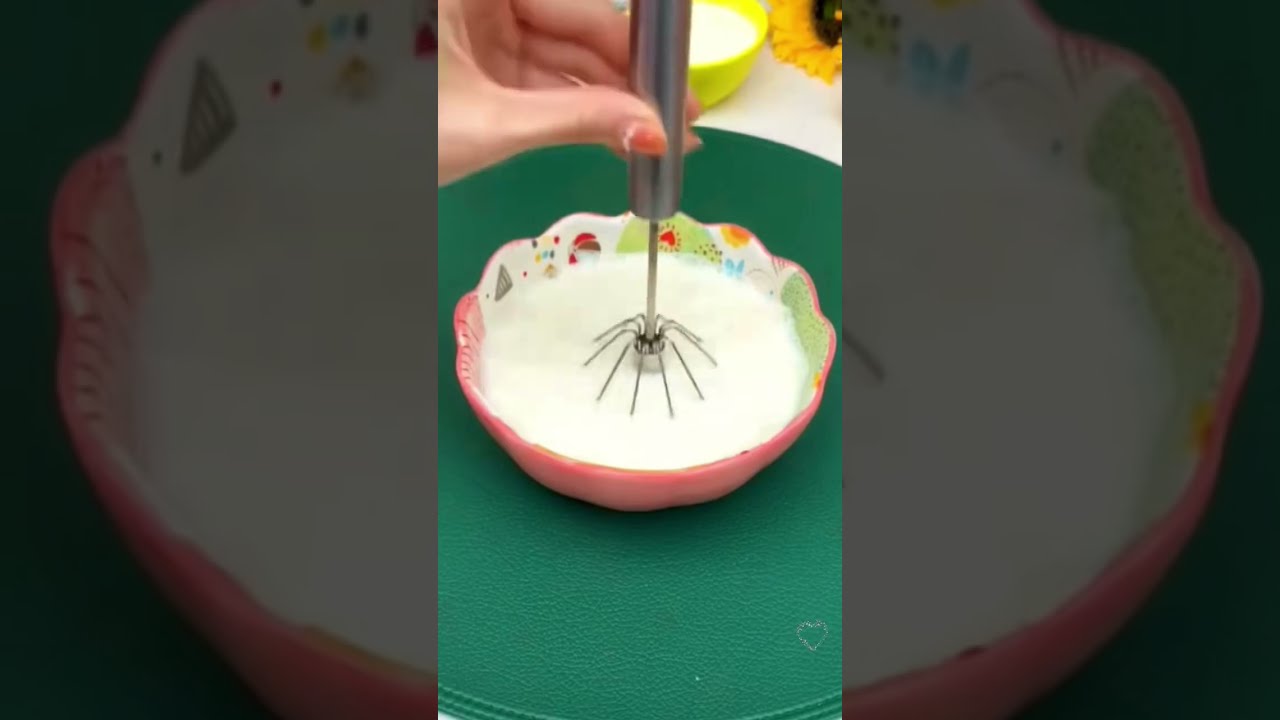 No Electricity Needed! Stainless Steel Whisk for Easy Mixing 