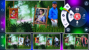 Nature frame style amazing status video making in kinemaster amazing love status video editing Tamil