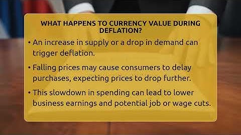 What Happens To Currency Value During Deflation? - Inflation Insight Channel