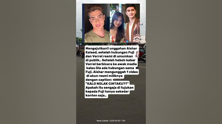Unggahan Aisar Khaled setelah hubungan Fuji dan Verrel di umumkan #shorts #trending #viralvideo