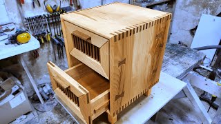 I build this with cheap tools! (making a nightstand/drawer cabinet)