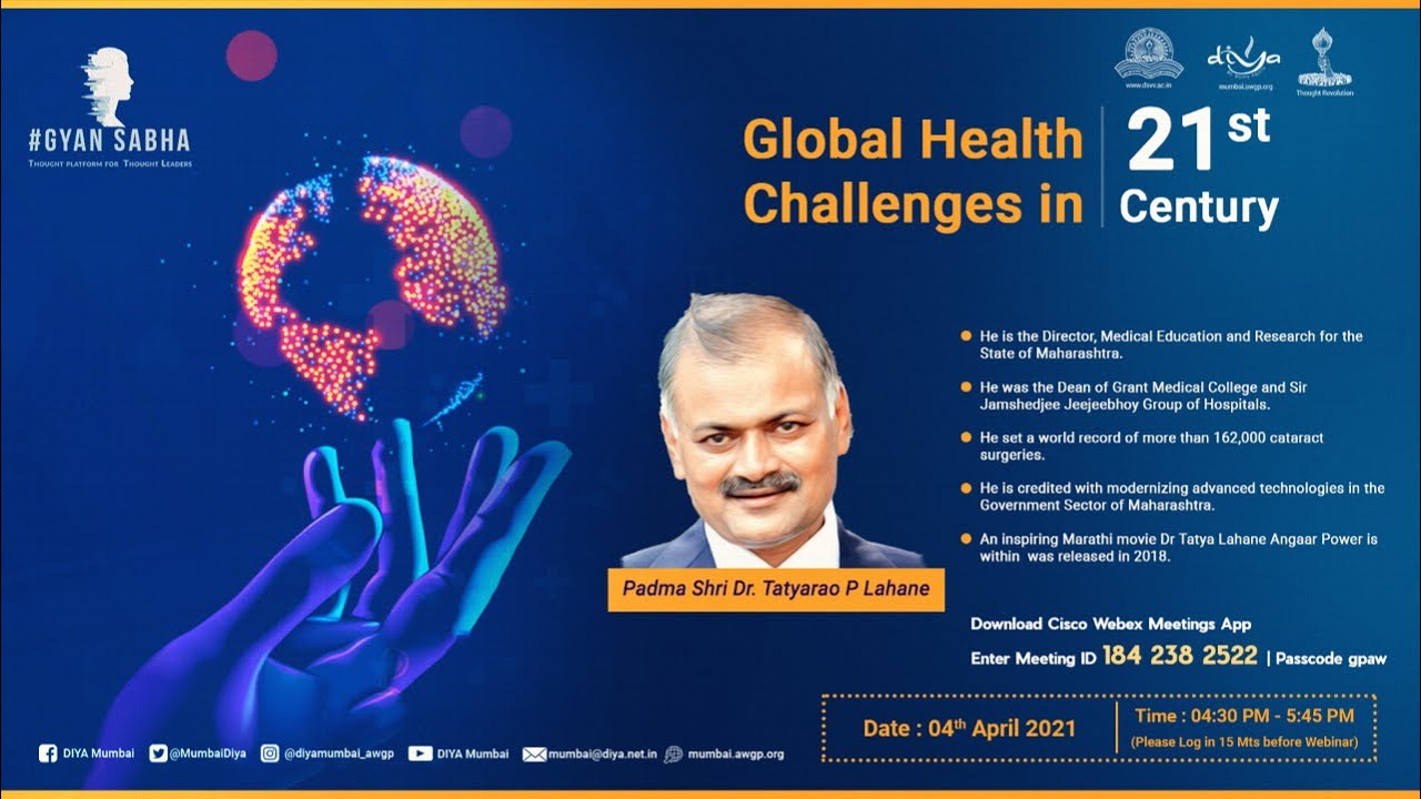 #GyanSabha - Global Health Challenges in 21st century - YouTube