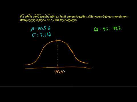 მეტი ემპირიულ წესზე და Z-ქულაზე ვარჯიში (ck12.org-დან)